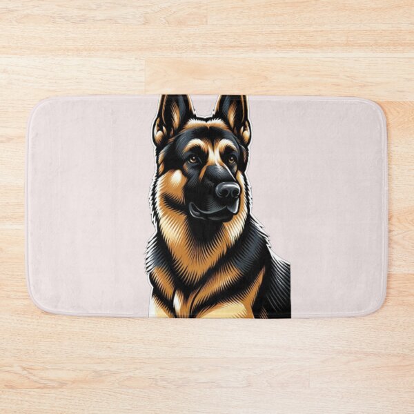 Item preview, Vigilant German Shepherd - Guardian and Protector designed and sold by jamesadsartist.