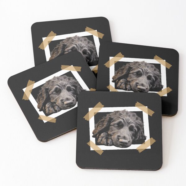 Item preview, Cachorro Retriever de pelo rizado durmiendo designed and sold by TheAnimalZ00.