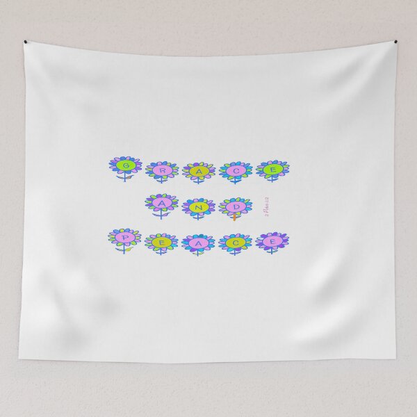 Item preview, Grace and peace be yours in abundance. 2 peter 1:2 designed and sold by Victoria Rose.