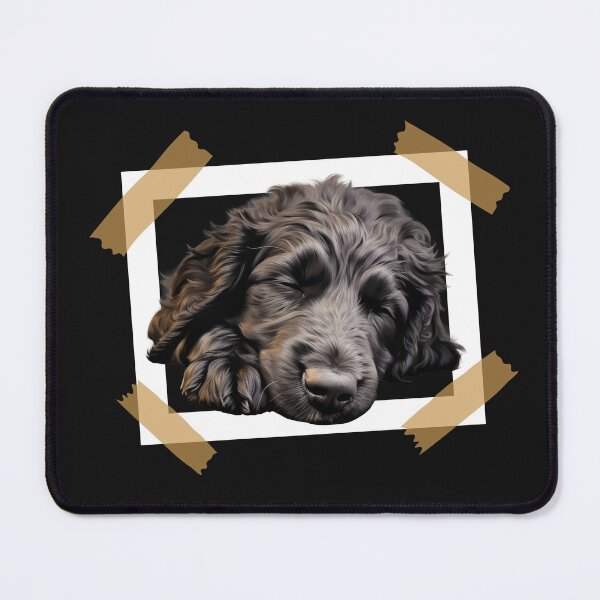 Item preview, Curly Coated Retriever Puppy Sleeping designed and sold by TheAnimalZ00.
