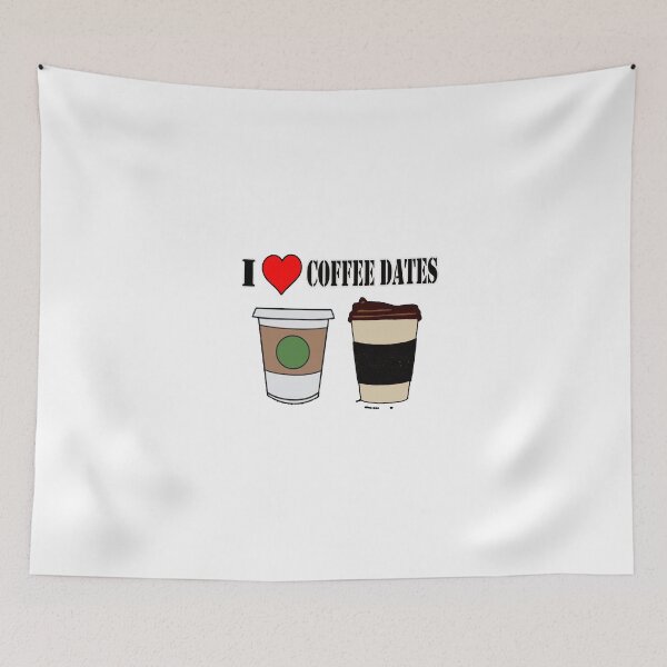 Item preview, I love coffee dates designed and sold by White Tiger Designz .