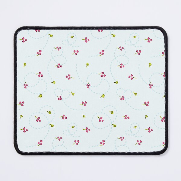 Aperçu de l'œuvre Bourgeons et fleurs, trèfles aux pétales en forme de coeur créée et vendue par SanSherDesigns.