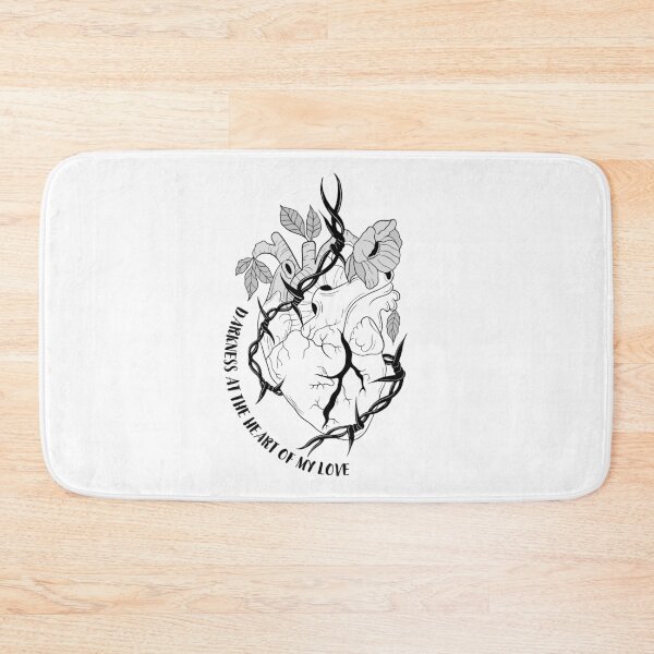 Artikelvorschau, Dunkelheit im Herzen meiner Liebe - Herz B&W Design entworfen und verkauft von CharlottesArtz.