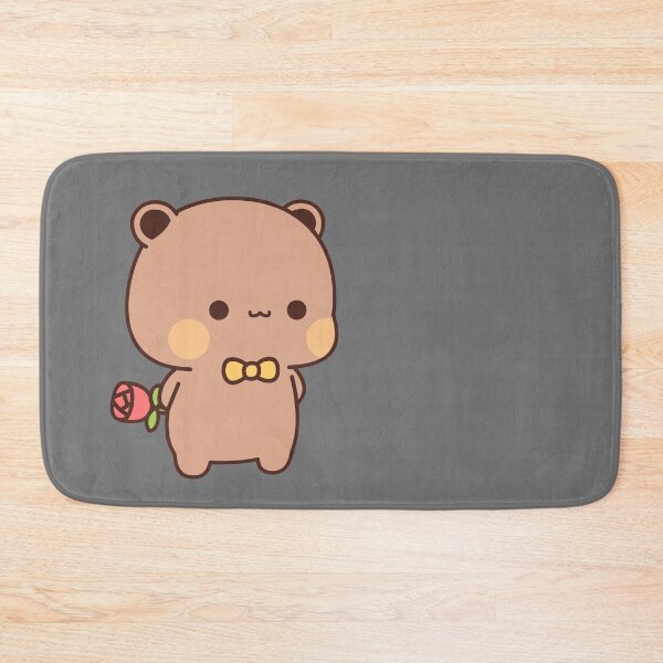 Item preview, DuDu Bear surprising Panda BuBu with a flower❤️ designed and sold by Pandety.
