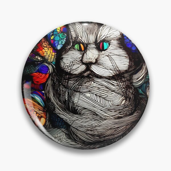 Item preview, Rainbow funny and cheerful kitten. designed and sold by Zofia Sosnecka.