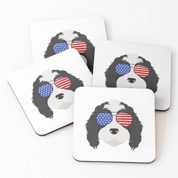Item preview, Bernedoodle USA Sunglasses  designed and sold by Beezi Graphix.