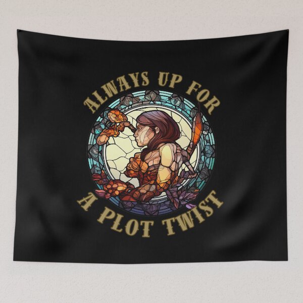 Item preview, Always Up For A Plot Twist. scorpio horoscope designed and sold by ZodiacWonders.