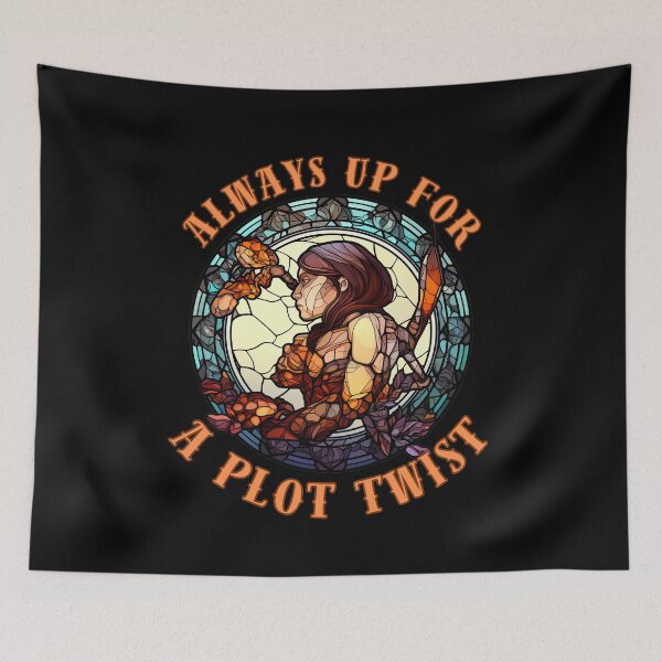 Item preview, Always Up For A Plot Twist. scorpio sayings designed and sold by ZodiacWonders.