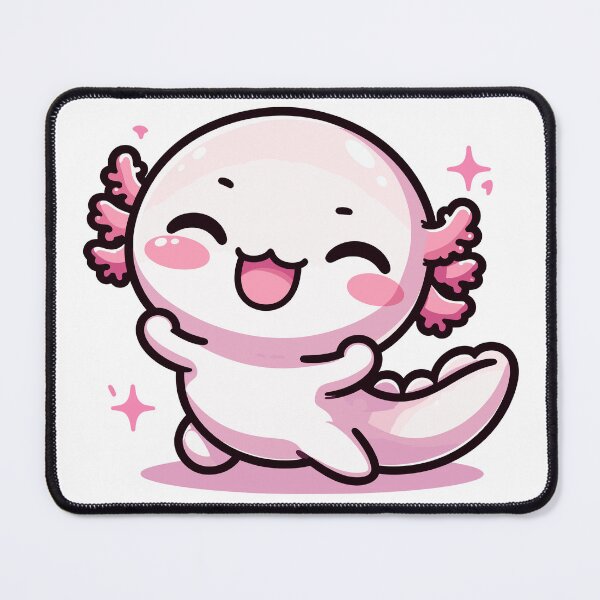 Item preview, cuttie happy baby Axolotl designed and sold by ColorCollection.