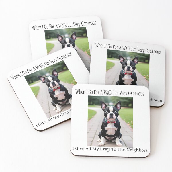 Item preview, Sitting Boston Terrier designed and sold by Hall-O-Gram.