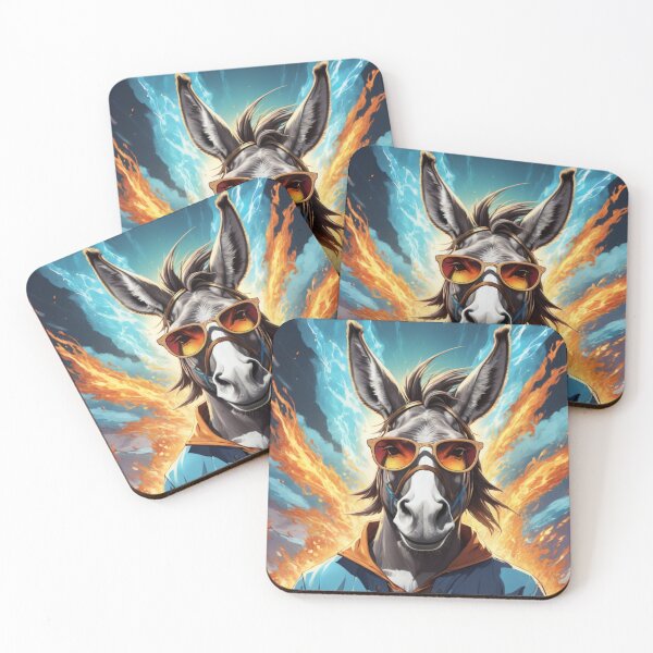 Item preview, Super donkey in amazing wonderland designed and sold by Great-store4U.