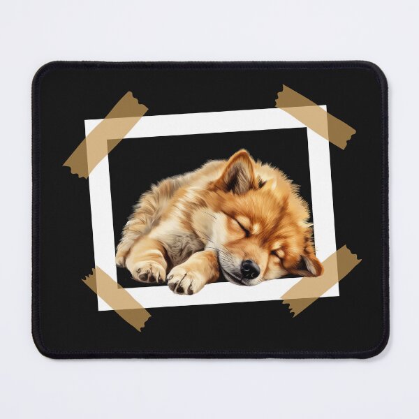 Item preview, Finnish Spitz Puppy Sleeping designed and sold by TheAnimalZ00.