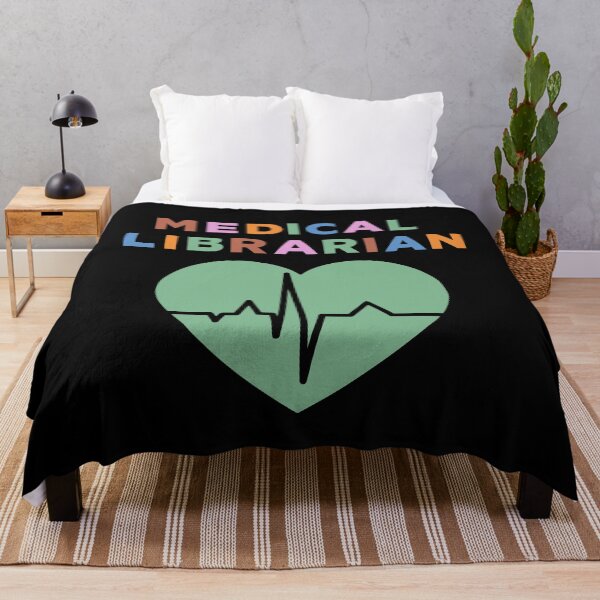 Artikelvorschau, Mehrfarbiger medizinischer Bibliothekar-Herzrhythmus entworfen und verkauft von darkskydelights.