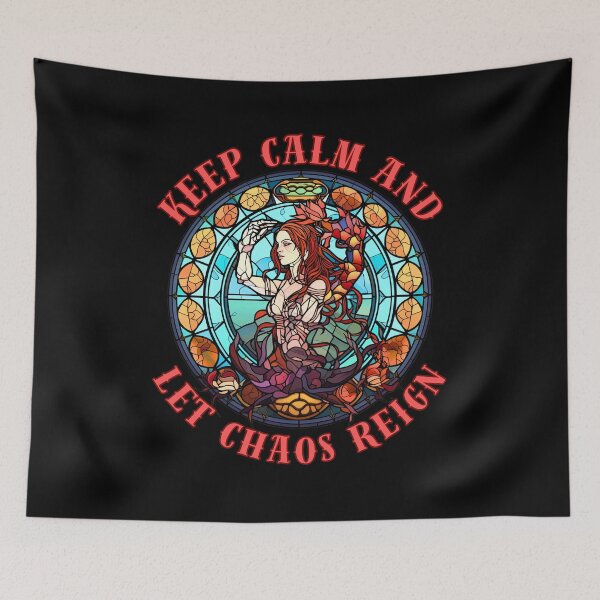 Item preview, Keep Calm And Let Chaos Reign. scorpio birthday designed and sold by ZodiacWonders.