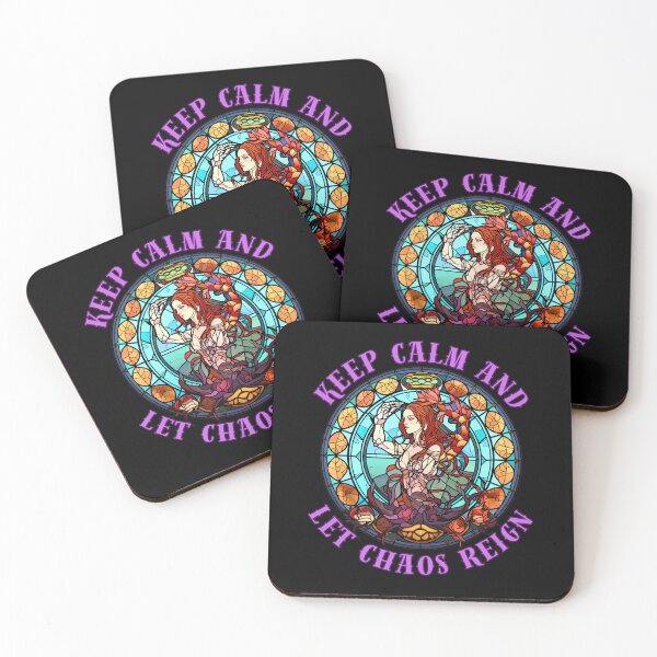 Item preview, Keep Calm And Let Chaos Reign. scorpio zodiac sign designed and sold by ZodiacWonders.
