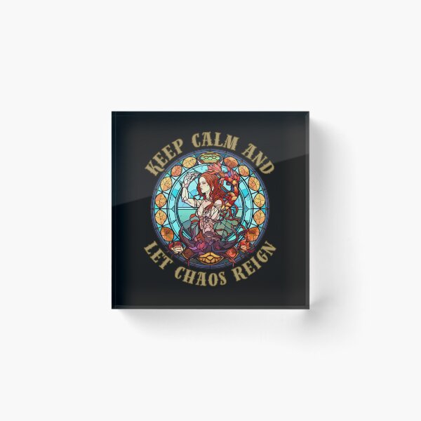 Item preview, Keep Calm And Let Chaos Reign. scorpio horoscope designed and sold by ZodiacWonders.