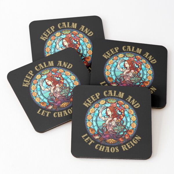 Item preview, Keep Calm And Let Chaos Reign. scorpio horoscope designed and sold by ZodiacWonders.