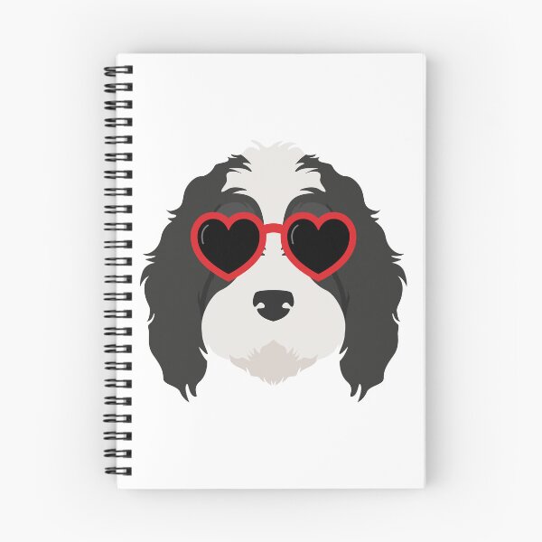 Item preview, Bernedoodle Heart Sunglasses designed and sold by Beezi Graphix.