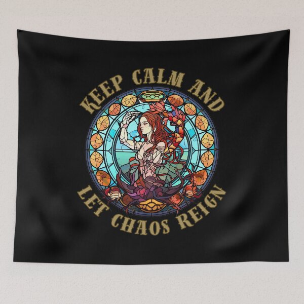 Item preview, Keep Calm And Let Chaos Reign. scorpio horoscope designed and sold by ZodiacWonders.