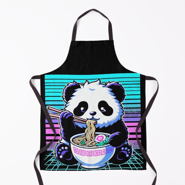 Item preview, Cute Panda Eating Ramen designed and sold by QUOTABLE STICKERS.