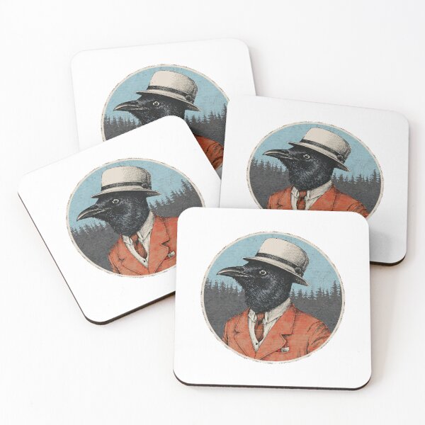 Item preview, The Dapper Crow In A Hat designed and sold by SorryFrog.