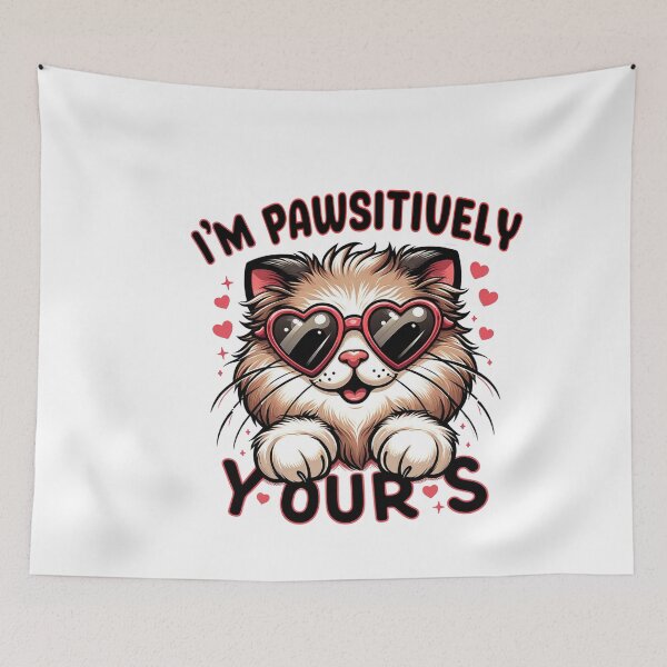 Item preview, Pawsitively Yours Valentine designed and sold by creativechaster.