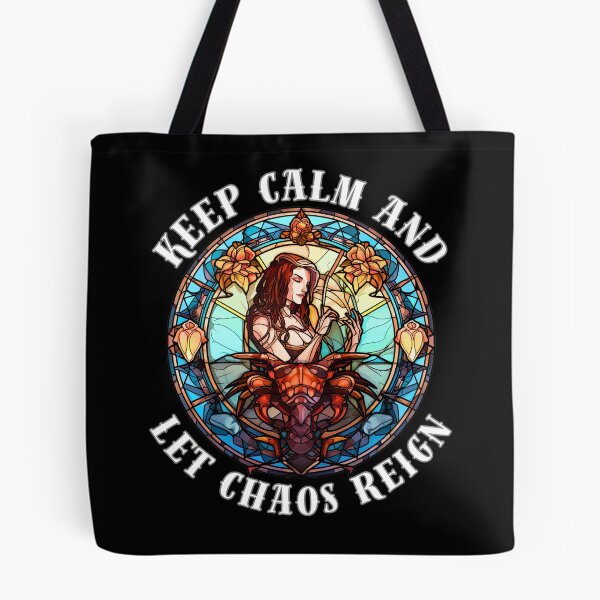 Item preview, Keep Calm And Let Chaos Reign. scorpio quote designed and sold by ZodiacWonders.