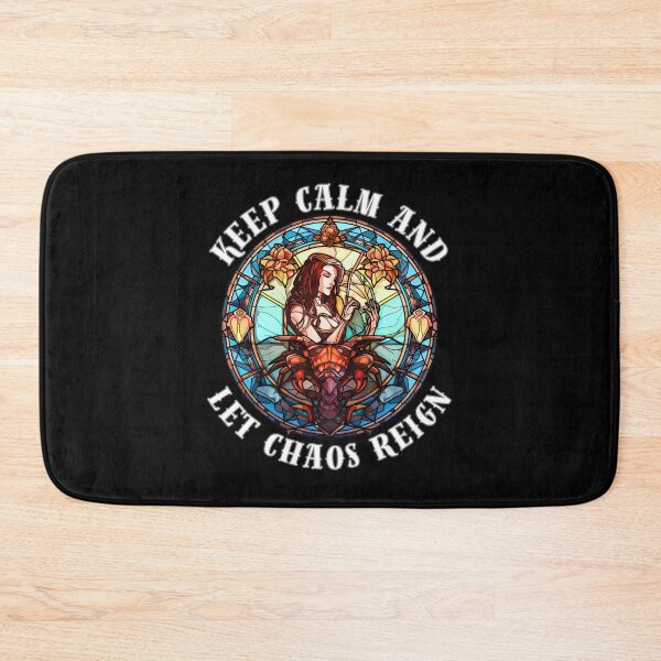Item preview, Keep Calm And Let Chaos Reign. scorpio quote designed and sold by ZodiacWonders.