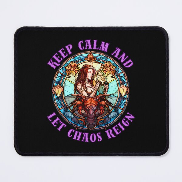 Item preview, Keep Calm And Let Chaos Reign. scorpio funny designed and sold by ZodiacWonders.