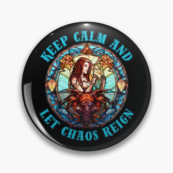Item preview, Keep Calm And Let Chaos Reign. scorpio traits, designed and sold by ZodiacWonders.