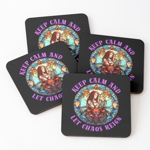 Item preview, Keep Calm And Let Chaos Reign. scorpio funny designed and sold by ZodiacWonders.