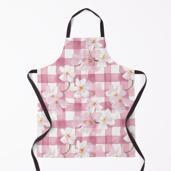 Item preview, Pink Plaid Floral Watercolor designed and sold by ptlsprntsdsgn.