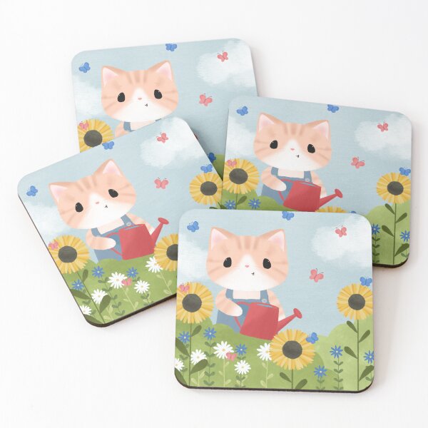 Item preview, Garden Cat designed and sold by Cattodoodles.