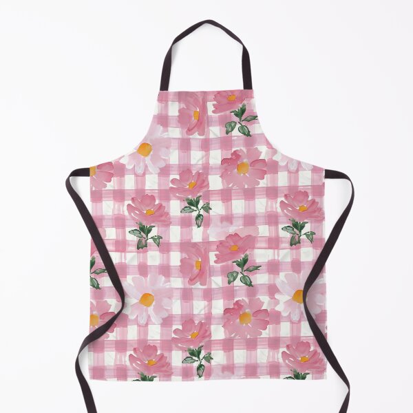 Item preview, Pink Plaid Floral Watercolor designed and sold by ptlsprntsdsgn.