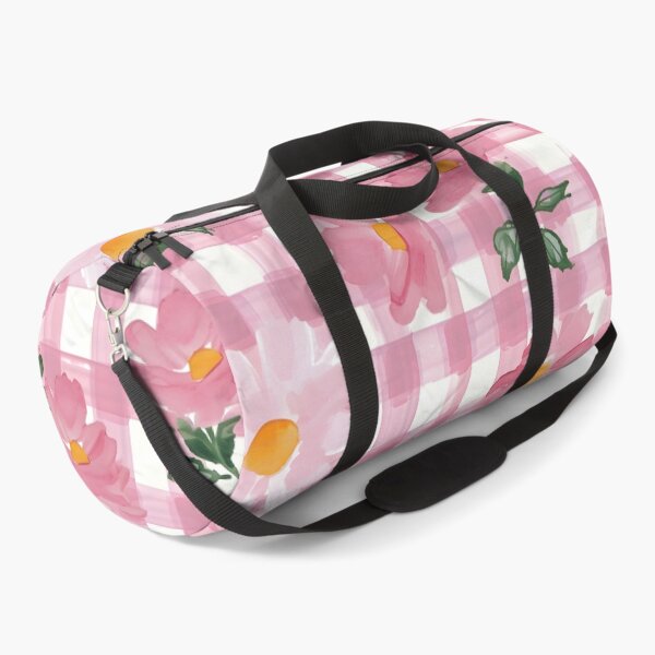 Item preview, Pink Plaid Floral Watercolor designed and sold by ptlsprntsdsgn.