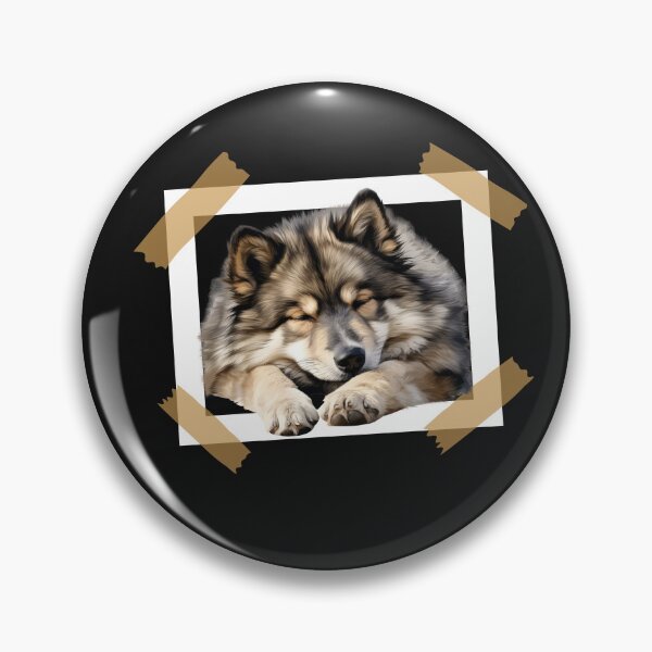 Item preview, Finnish Lapphund Puppy Sleeping designed and sold by TheAnimalZ00.
