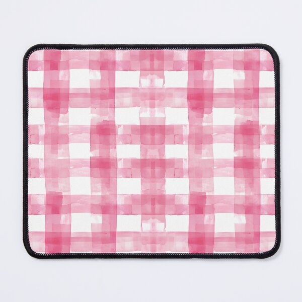 Item preview, Pink Plaid Watercolor Checker designed and sold by ptlsprntsdsgn.