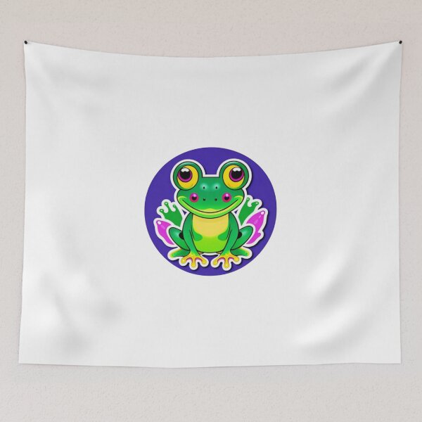 Item preview, Cute frog stickers designed and sold by Flowerslaps.