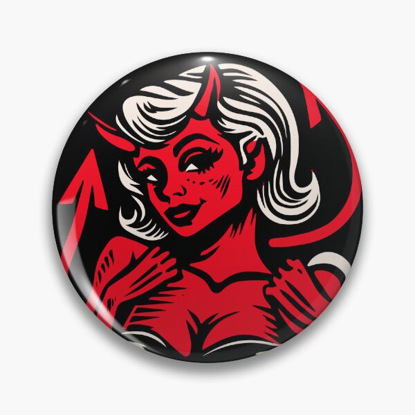 Item preview, Retro Devil Girl designed and sold by Texterns.