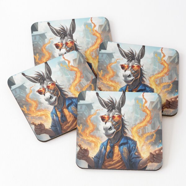 Item preview, Super donkey in amazing wonderland designed and sold by Great-store4U.