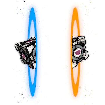 Aperçu de l'œuvre Compagnon Cube + Portails de KwnBlack
