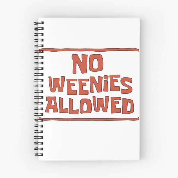 Item preview, No Weenies Allowed Spongebob Sticker Car Decal designed and sold by windowdecals.