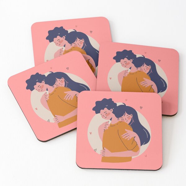 Item preview, Lovers hugging Valentine's Day Artwork designed and sold by Collision19.