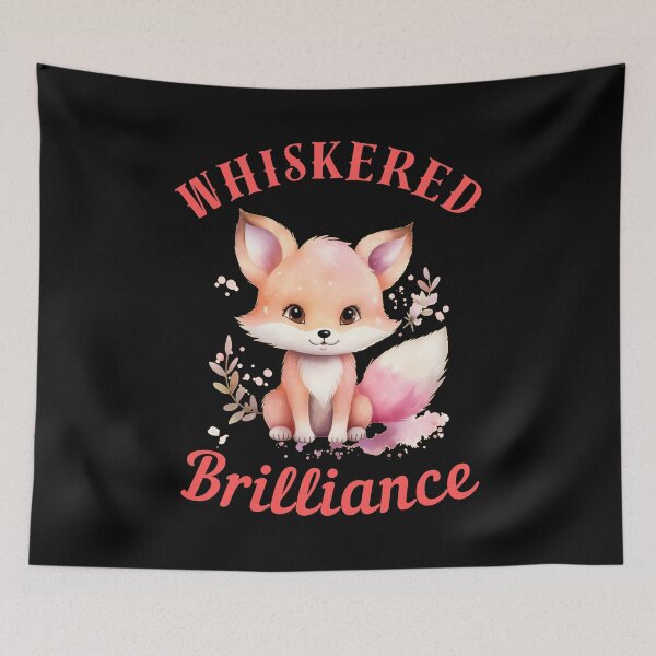 Item preview, Whiskered Brilliance. fox head designed and sold by FoxVibes.