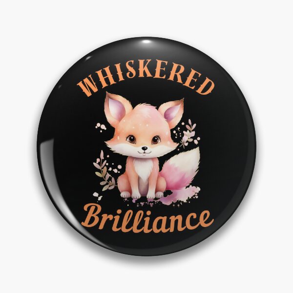 Item preview, Whiskered Brilliance. fox portrait designed and sold by FoxVibes.