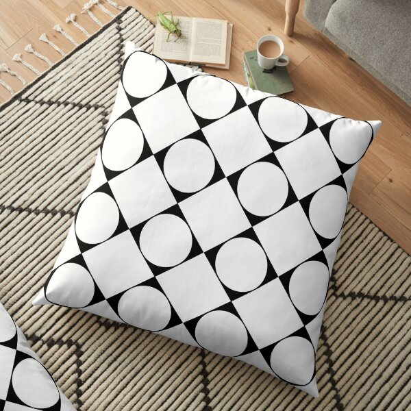 Disposition, tone, structure, framework, composition, frame, texture, scheme Floor Pillow