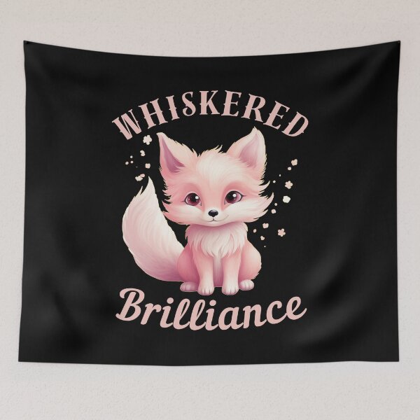 Item preview, Whiskered Brilliance. fox foxes designed and sold by FoxVibes.