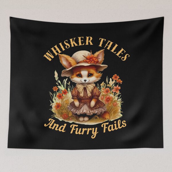 Artikelvorschau, Whisker Tales und Furry Fails. Fuchsliebhaber entworfen und verkauft von FoxVibes.