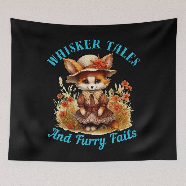 Artikelvorschau, Whisker Tales und Furry Fails. Fuchsgesicht entworfen und verkauft von FoxVibes.