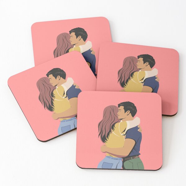 Item preview, Lovers hugging Valentine's Day Artwork designed and sold by Collision19.